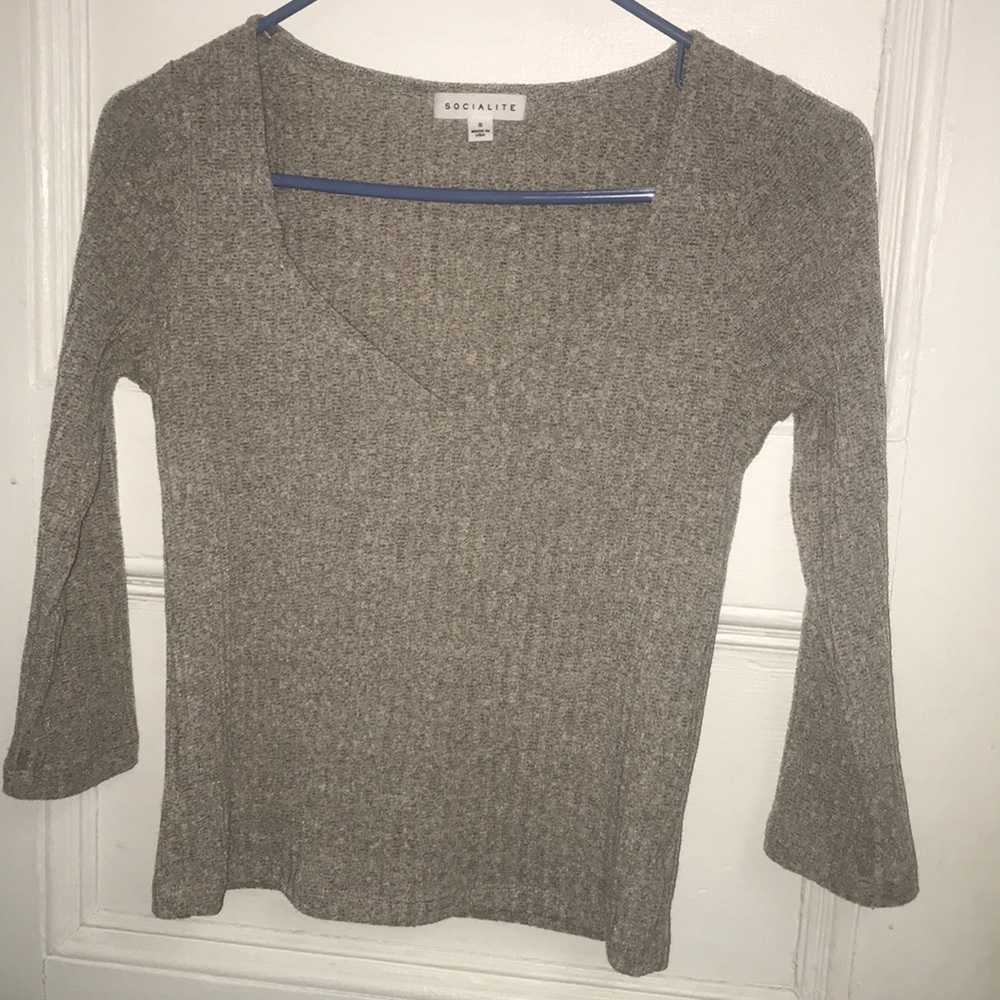 Grey Socialite shirt